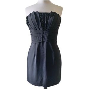 Forever 21 Embellished Mini Dress Black Size L